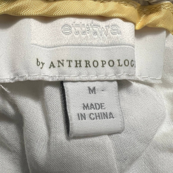 Anthropologie Black and White Wide Leg Pants - Picture 8 of 10